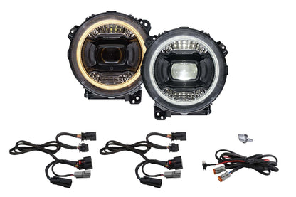 Elite LED Headlights for 2018-2025 Jeep JL Wrangler