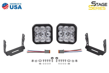 SS5 White Sport LED Pod (pair)