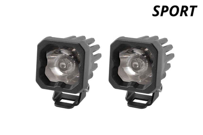 SSC1 White Sport Standard LED Pod (pair)