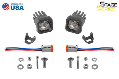 SSC1 White Pro Standard LED Pod (pair)